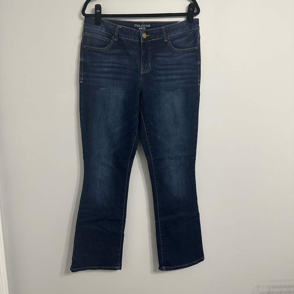 Maurices Ever Flex Women's Deep Indigo Flare Jeans